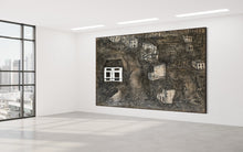 Load image into Gallery viewer, Ioannis Kadras, Mixed Media on Burlap, 240 x 360 cm, 2023
