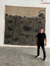 Load image into Gallery viewer, Ioannis Kadras, Mixed Media on Burlap, 400x500 cm, 2023
