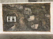 Load image into Gallery viewer, Ioannis Kadras, Mixed Media on Burlap, 240 x 360 cm, 2023
