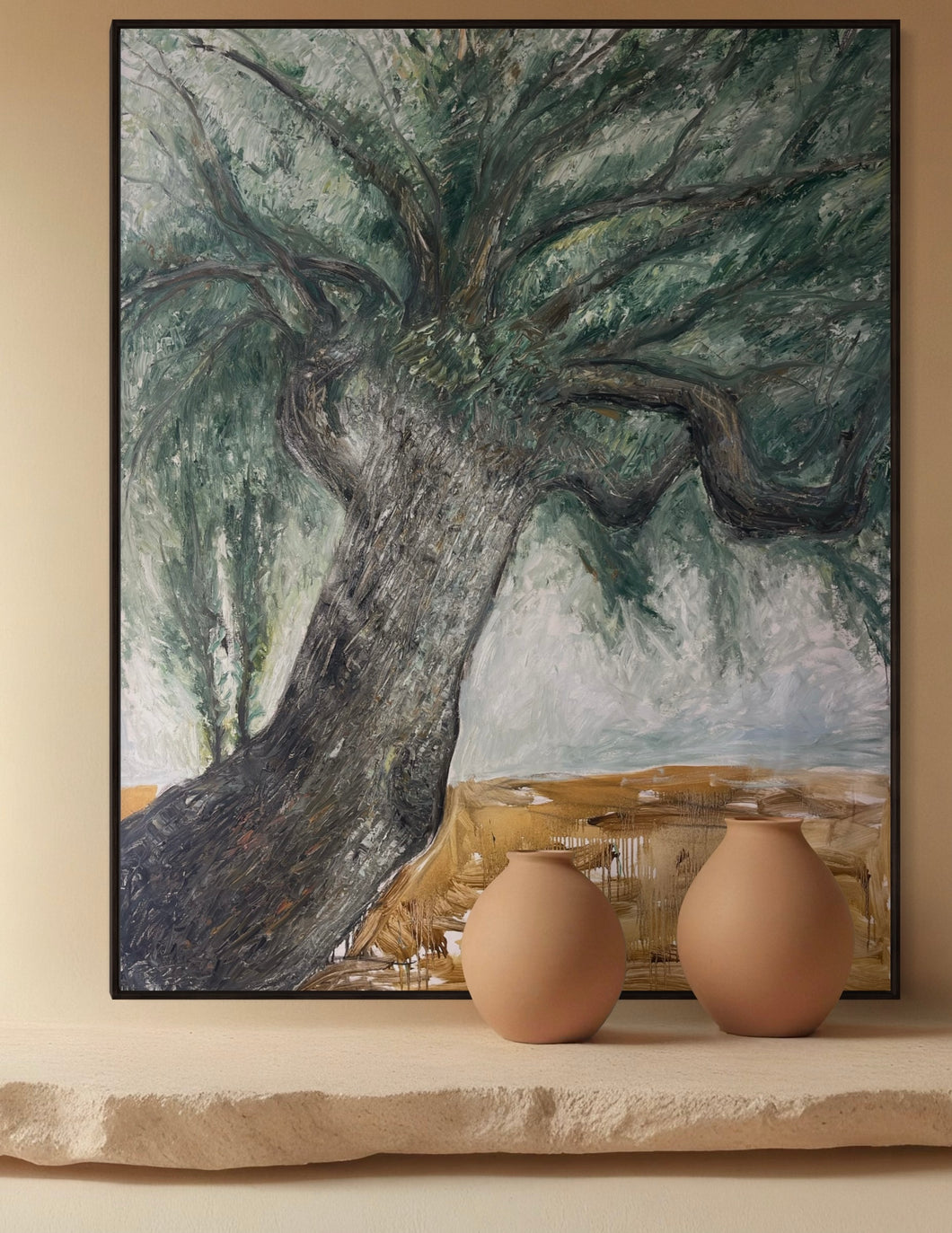 Ioannis Kadras, Oil on Canvas, 205 x 170 cm, 2025