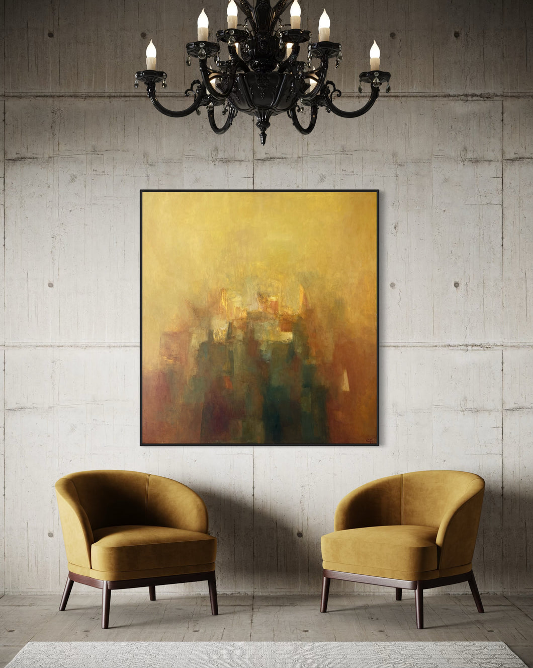 Ioannis Kadras, Oil on Canvas, 140 x 150 cm, 2017