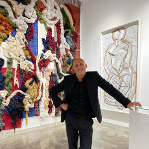 Ioannis Kadras, Art Installation Tapestry , 560 x 400 cm, 2021