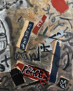 Ioannis Kadras, Mixed Media on Plywood, 240 x 360 cm, 2022