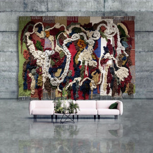 Ioannis Kadras, Art Installation Tapestry , 560 x 400 cm, 2021