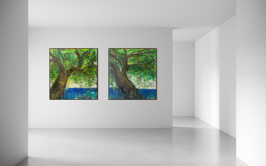 Ioannis Kadras, Oil on Canvas, 120 x 120 cm, 2025