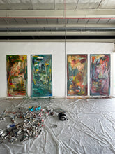 Load image into Gallery viewer, Ioannis Kadras , Mixed Media on Plywood , 240 x 120 cm , 2024.
