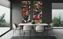 Load image into Gallery viewer, Ioannis Kadras, Mixed Media on Burlap, 300 x 186 cm, 2024
