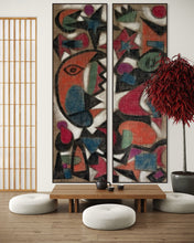 Load image into Gallery viewer, Ioannis Kadras, Mixed Media on Burlap, 300 x 186 cm, 2024
