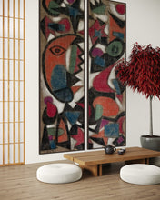 Load image into Gallery viewer, Ioannis Kadras, Mixed Media on Burlap, 300 x 186 cm, 2024
