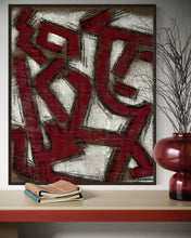 Load image into Gallery viewer, Ioannis Kadras, Mixed Media on Burlap, 87 x 70 cm, 2024
