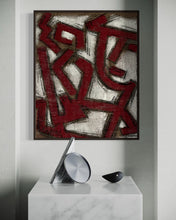 Load image into Gallery viewer, Ioannis Kadras, Mixed Media on Burlap, 87 x 70 cm, 2024
